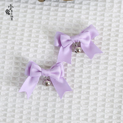 Sweet Japan Fashion Lolita Bell Bow Clip - image 13