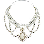 Manor Ball II - Retro Lolita Necklace Pearl Necklace - image 17