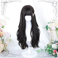 Lolita Long Curly Natural Cold Brown Wig - image 8