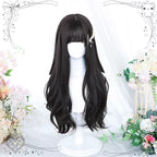 Lolita Long Curly Natural Cold Brown Wig - image 8