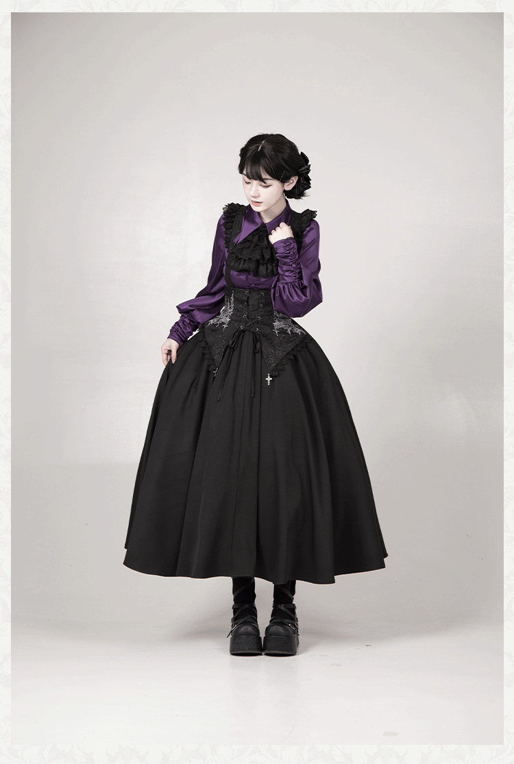 Thorny Night Gothic Lolita Bust-Support JSK - image 24