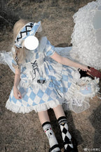 Daily Lolita Cotton Asymmetric Print Socks - image 15