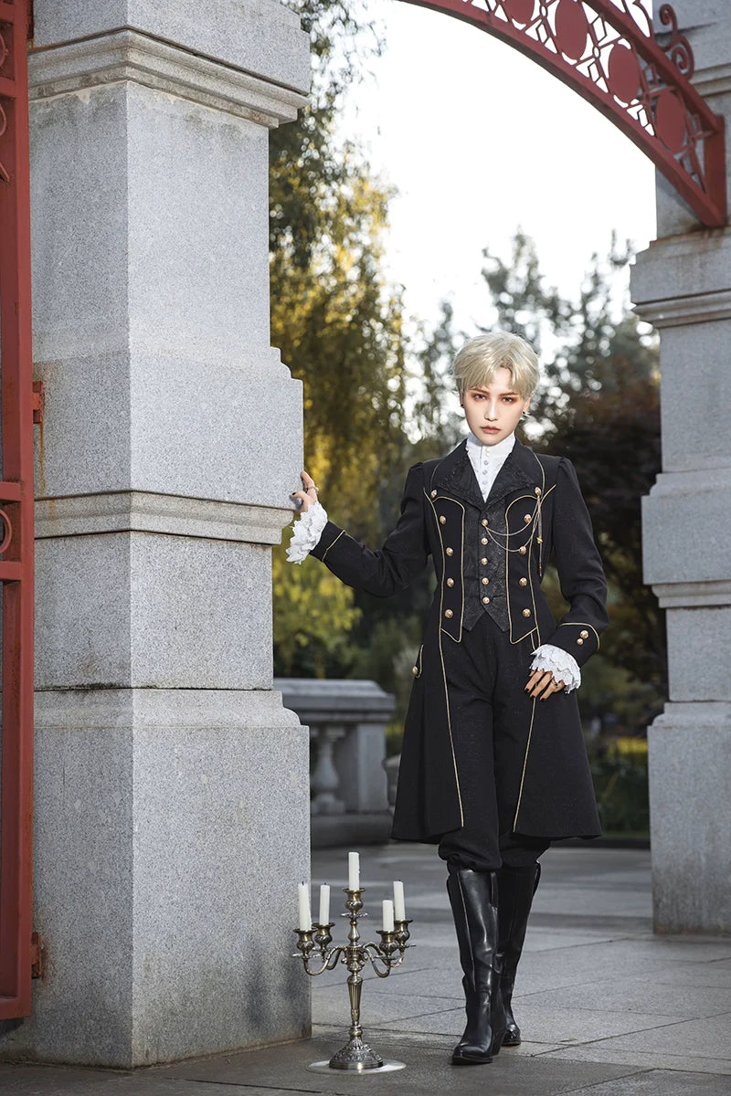 Forever Rose - Ouji Lolita Wind Coat - image 8