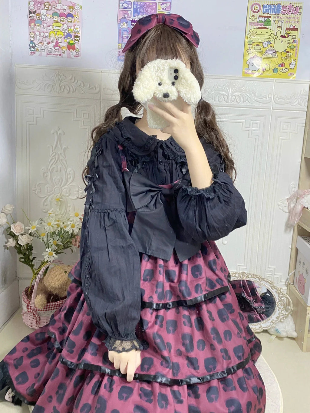 Sweet Lolita Doll Collar High-Waisted Blouse - image 29