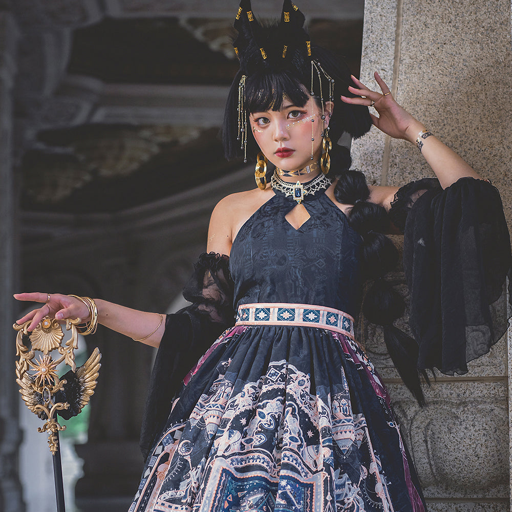 Dusk Bester - Egyptian Lolita Brooch Waistband Shawl - image 30