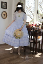 Marguerite Daisy - Classic Lolita Bust-supporting JSK Dress, Layered Lace - image 8
