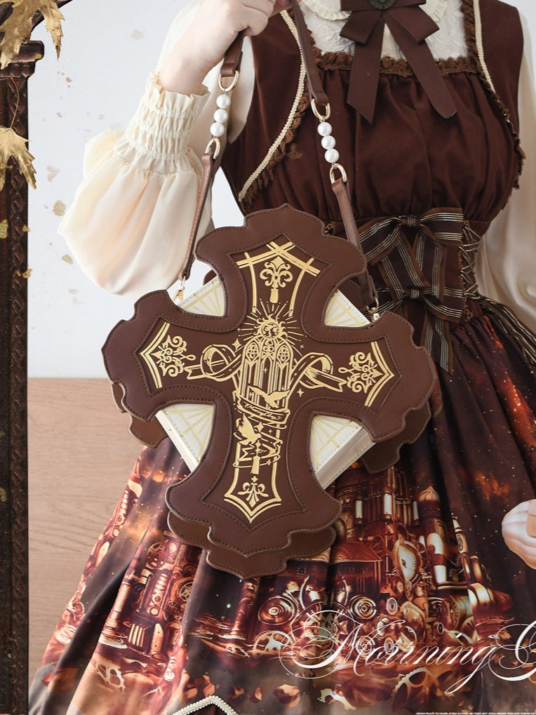 Temple Morning Hymn - Vintage Lolita Crossbody Bag - image 18