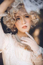 Manor Ball II - Retro Lolita Necklace Pearl Necklace - image 5