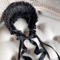 Elegant Lolita Bonnet Black Ribbon BNT - image 2