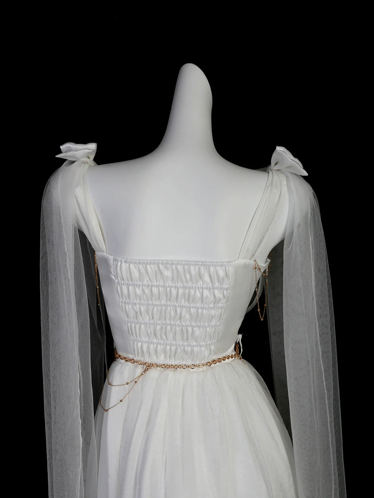 Divine - Elegant Greek Mythology Style Lolita JSK Irregular Hem White JSK Dress - image 6