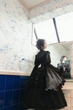 Dreaming Gothic Lolita Fishbone Long Skirt - image 14