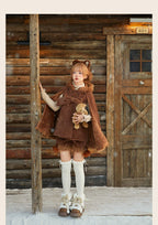 Rabbit & Bear - Winter Kawaii Lolita Cape and Shorts - image 19