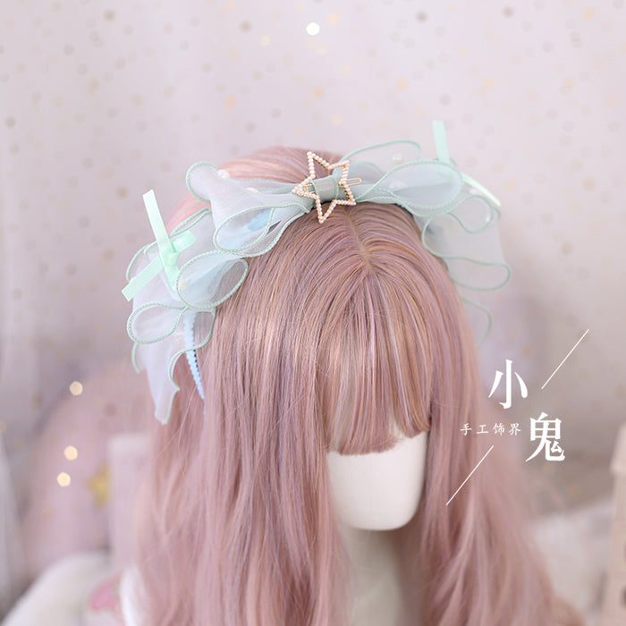 Daily Lolita KC, Bow Pearl Headband - image 7