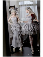 Twilight - Gothic Witch Lolita SK Suit Bodice Mermaid Dress - image 10