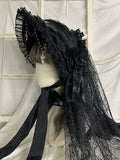 Gothic Lolita Bonnet and Detachable Veil BNT Headdress - image 8