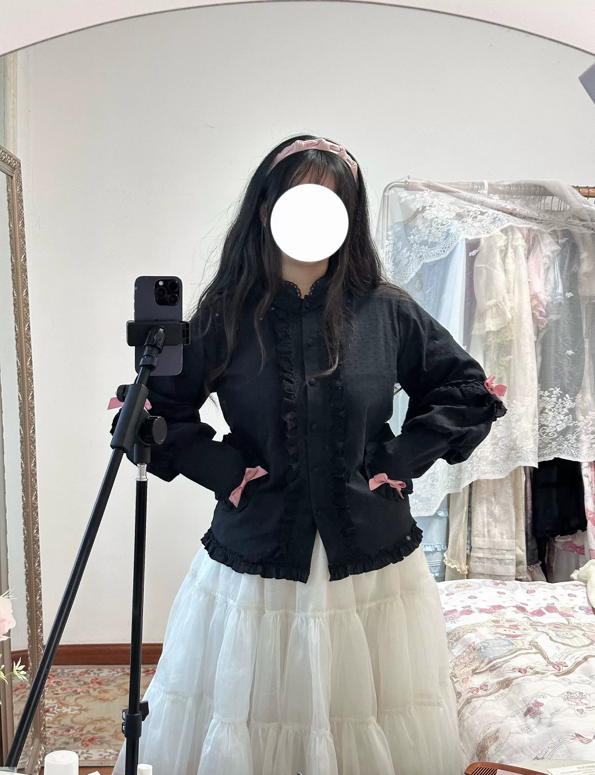 Missing Lamb Case - Gothic Lolita Dress Set with Sheep Prints - image 50