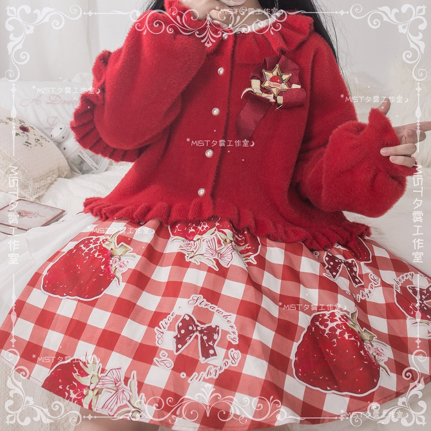 Small Ointment - Sweet Lolita Puff-Sleeve Sweater Coat - image 41