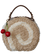 Little Swiss Roll - Cute Plush Lolita Bag, Adjustable Crossbody Strap - image 11