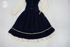 Rose Doll - Elegant Lolita Striped Fishbone Skirt - image 83