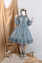 The Spring - Cotton Lolita OP Dress with Long Sleeve - image 6