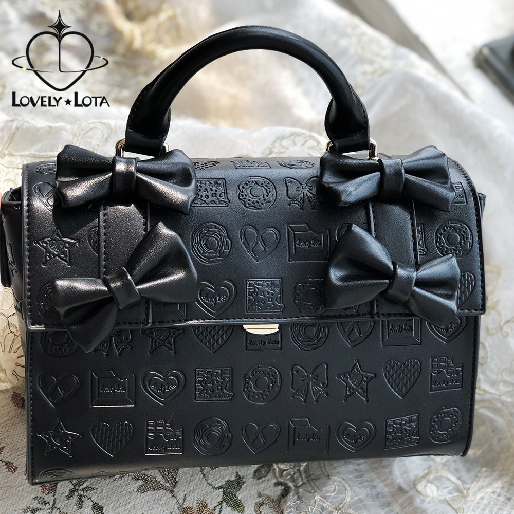 Sweet Heart Embossed Chocolate Lolita Bag - image 3