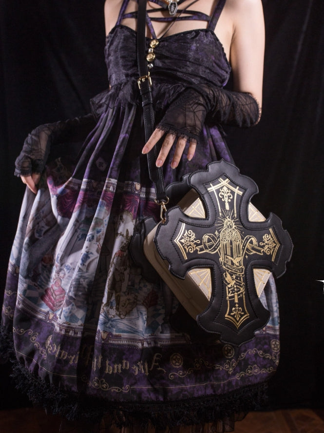 Temple Morning Hymn - Vintage Lolita Crossbody Bag - image 11