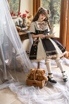 Chocolate Workshop - Classic Lolita Short and Long OP Dress - image 5