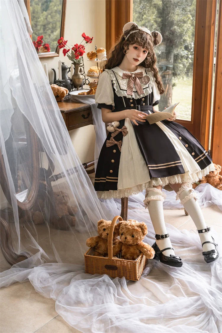 Chocolate Workshop - Classic Lolita Short and Long OP Dress - image 5