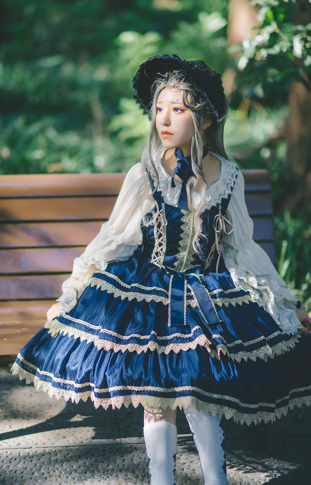 Cake Tree - Classic Lolita JSK Dress Tiered Lace Dress - image 5