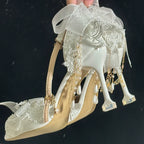 Lace Bridal Lolita Wedding Heels - image 10