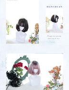 Sweet 30cm BOBO Short Lolita Wig Multicolors - image 8