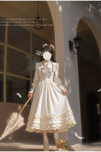 Wind Kiss Tulip - Classic Lolita OP Elegant Lolita Cardigan and Accessories - image 3