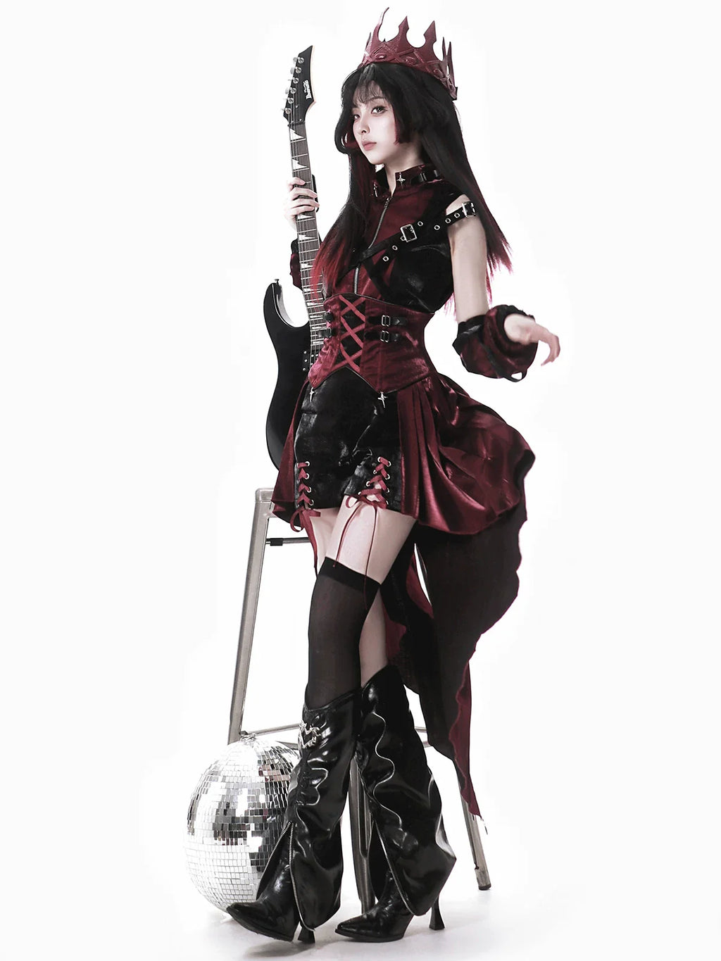 Prime Assassin - Ouji Lolita Suspender Skirt Full Set & Separates - image 20