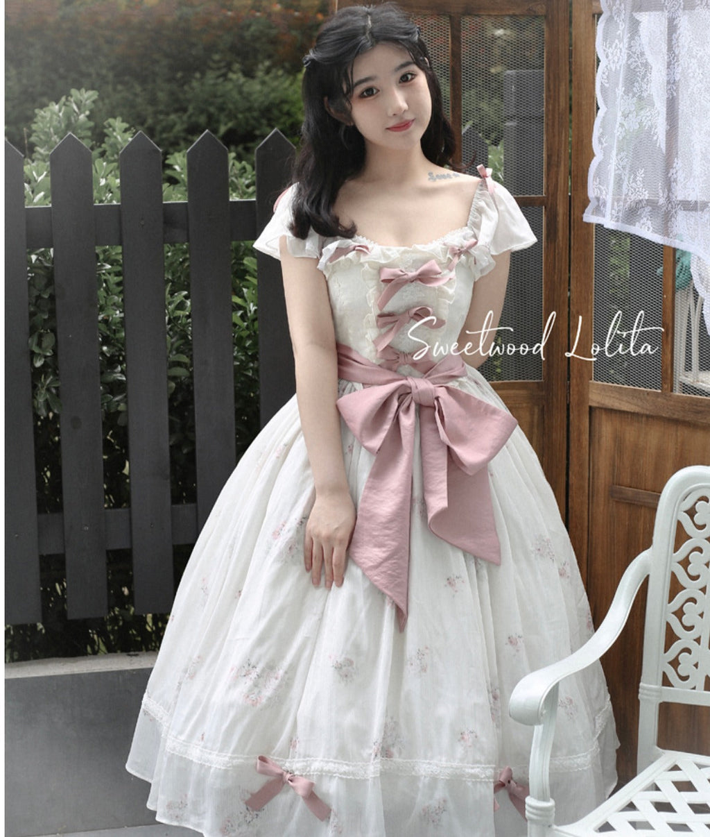 Elegant Floral Sweet Lolita OP Corset Accessory - image 2