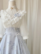 Iris Dream - Elegant Lolita Dress Short Sleeve OP - image 8