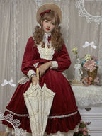Vintage Elegant Velvet OP Dress - image 39