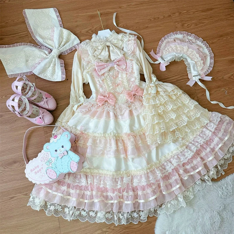 Star Love Song - Wedding Sweet Lolita JSK Suit Doll-like Dress - image 19