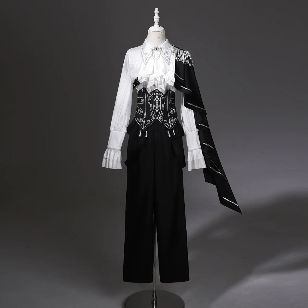 Ouji Lolita Pants Set, Detachable Jabot & Shawl - image 1