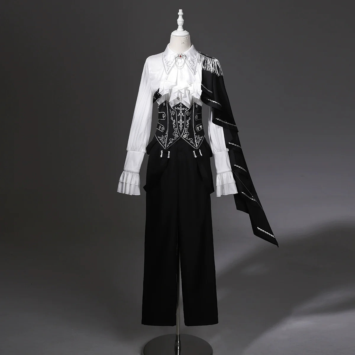 Ouji Lolita Pants Set, Detachable Jabot & Shawl - image 1