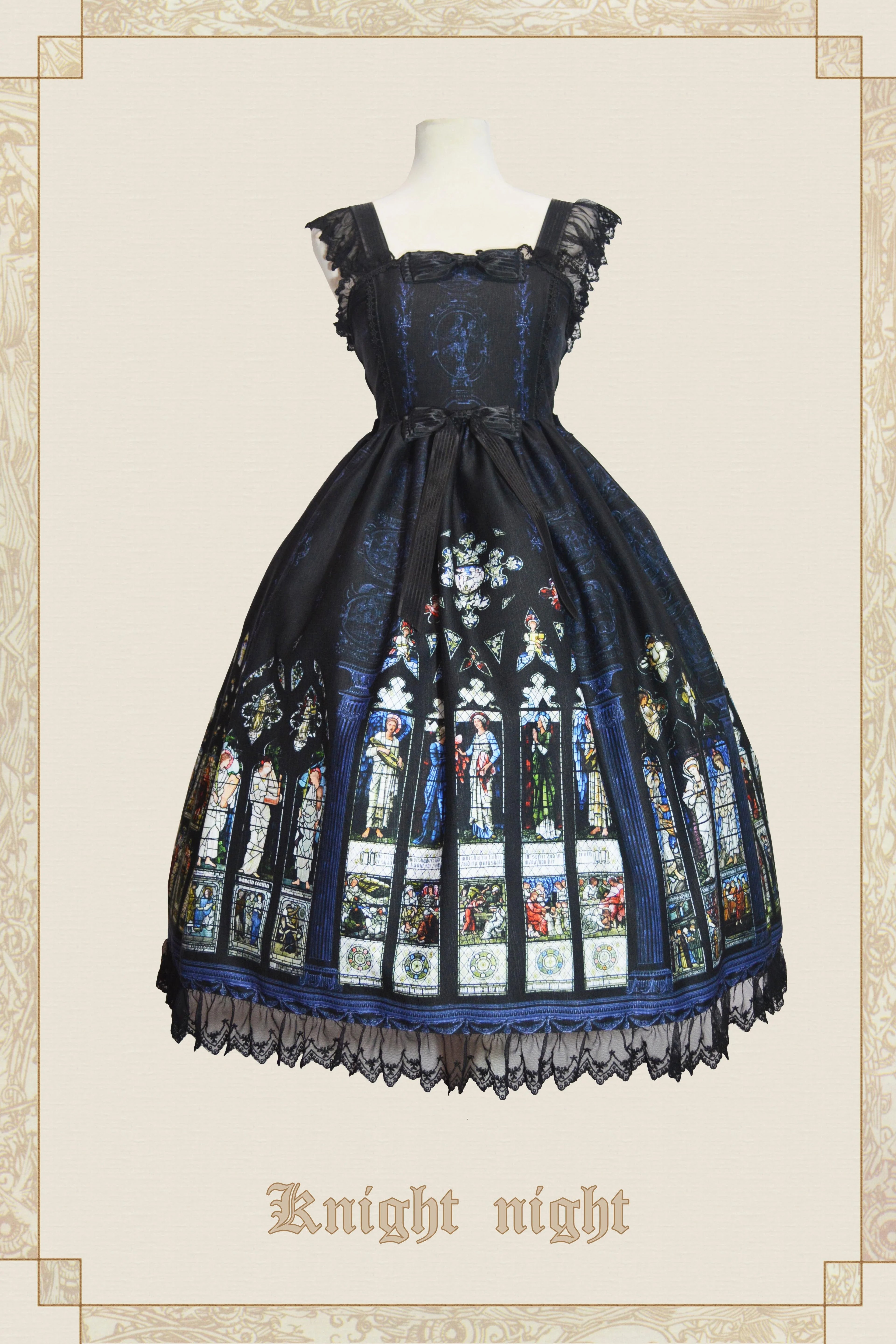The Saint Priest - Stained Glass Lolita JSK Dress - image 6