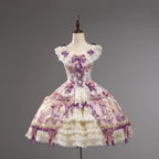 Antique Gem Fragrance Lolita Purple JSK Dress Set - image 16
