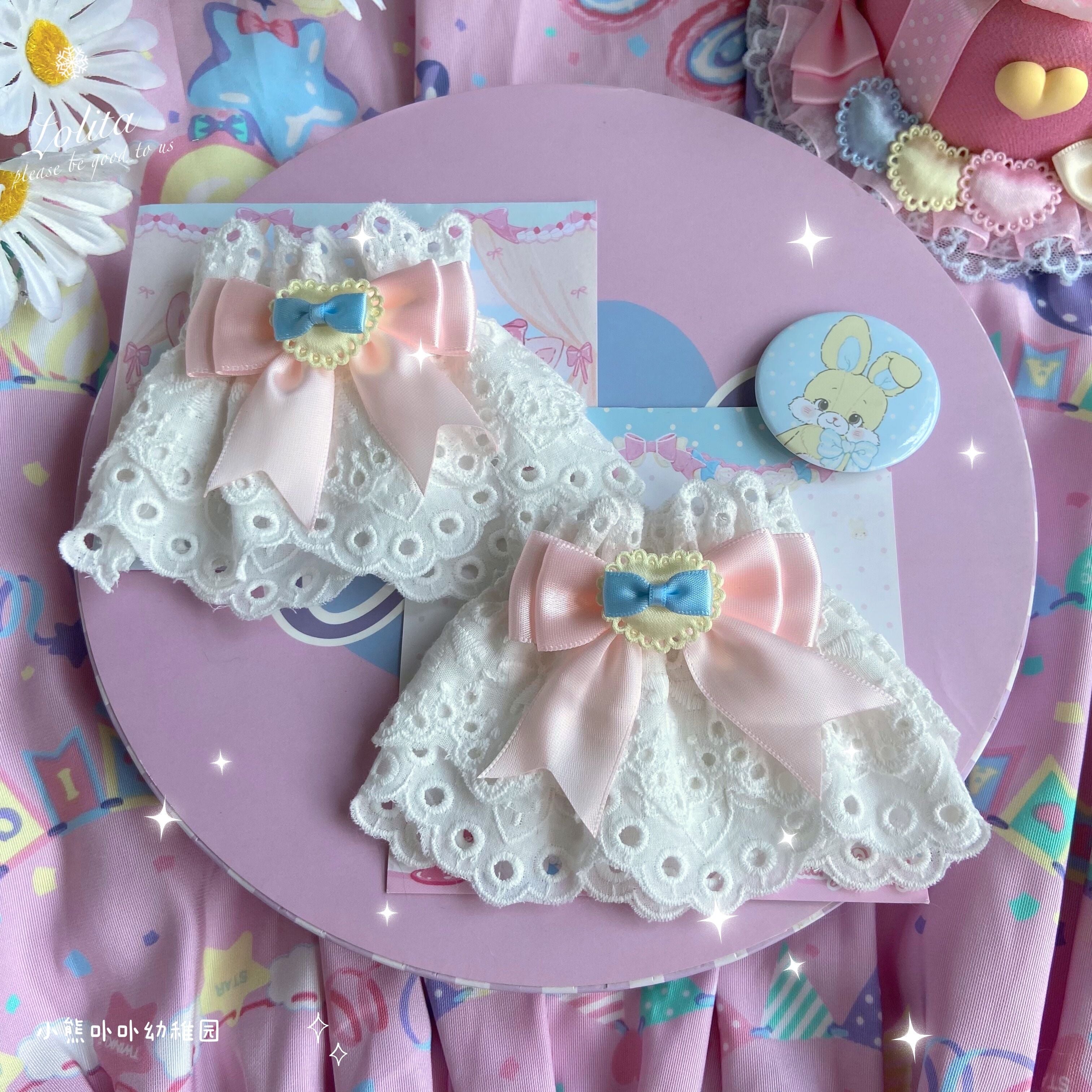 Sweet Lolita Cuff with Heart and Bow - image 9