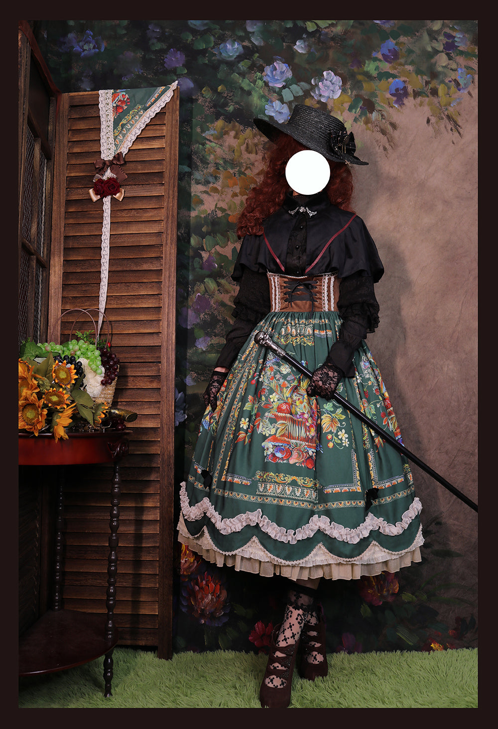 Rich Hymn - Lolita Bavarian Long Velvet JSK - image 26