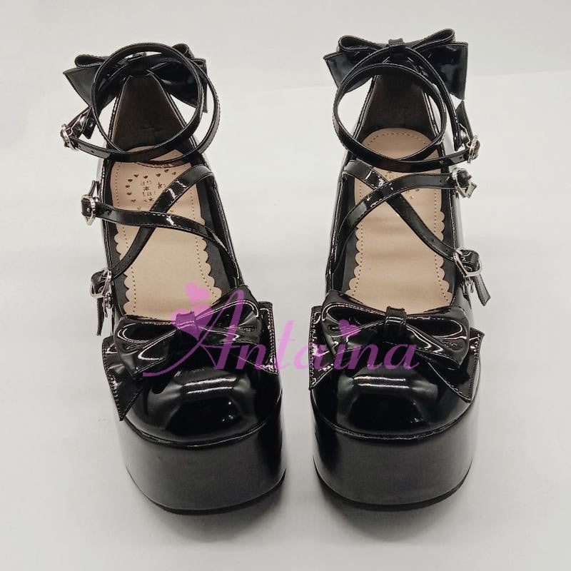 Lolita Bow Platform Shoes Multiple Colors - image 13