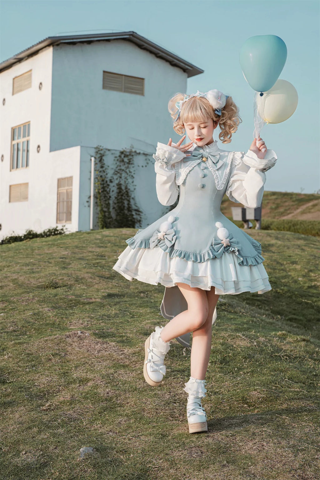 Magic Girl - Sweet Lolita Long Sleeve OP Christmas - image 10