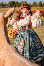 Rich Hymn - Lolita Bavarian Long Velvet JSK - image 7