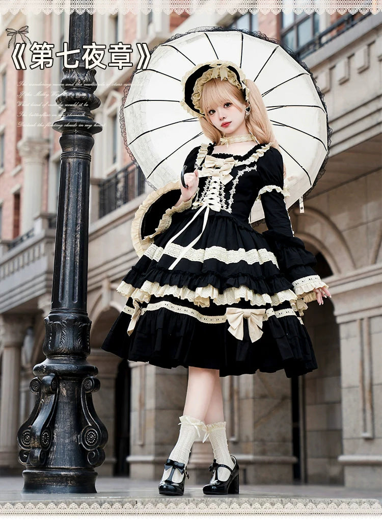 Chapter Seven - Spring Cotton Lolita OP Dress Doll-Like Dress - image 10