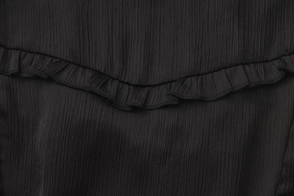 Eternal Rabbit Invitation - Ouji Lolita Ruffle V-Neck Blouse - image 16