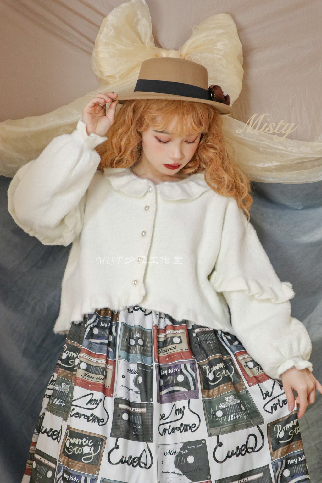Small Ointment - Sweet Lolita Puff-Sleeve Sweater Coat - image 14