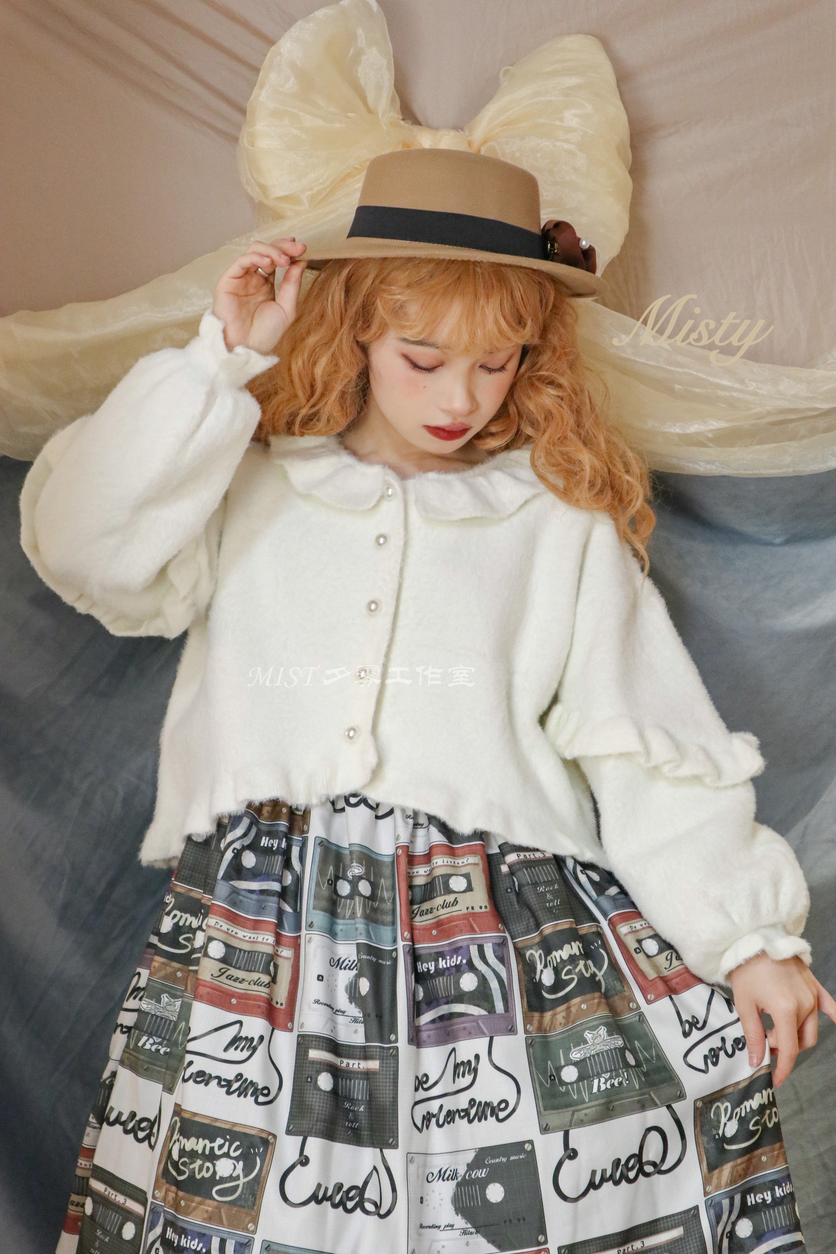 Small Ointment - Sweet Lolita Puff-Sleeve Sweater Coat - image 14